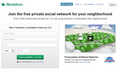 基于现实社区构建的社交网络nextdoor,让你找回失去的
