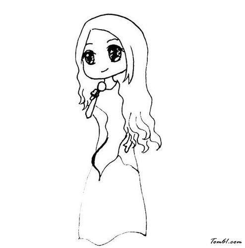 越南女生图片_简笔画图片_少儿图库_中国儿童资源网