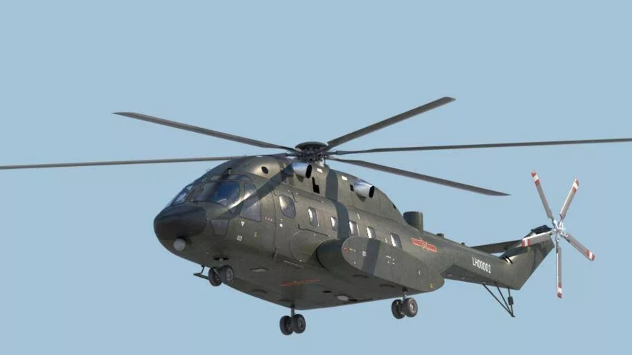 直8l宽体直升机精准模型公开,交付指日可待,与直20成