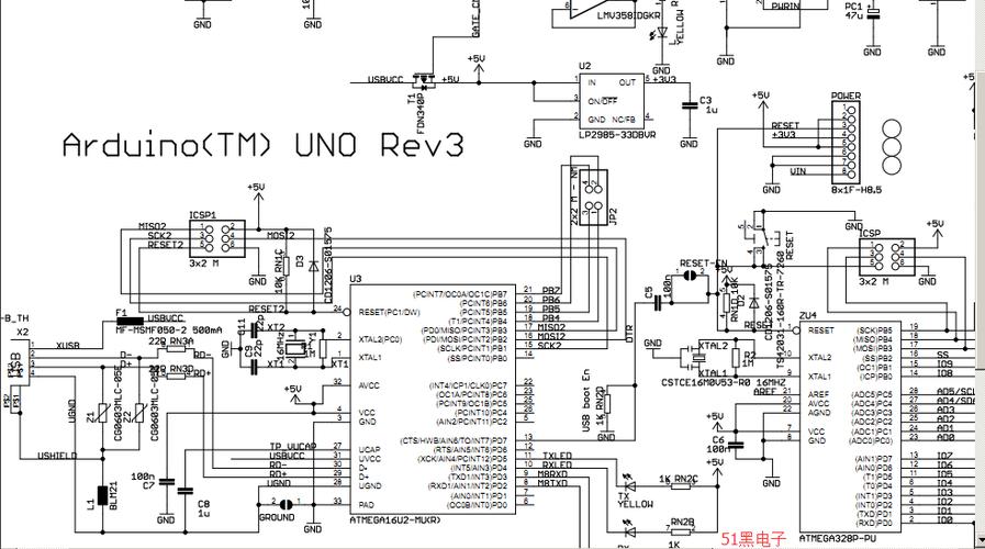 arduino uno r3原理图 pdf格式下载