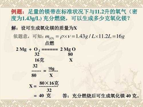 3 利用化学方程式的简单计算 课件ppt