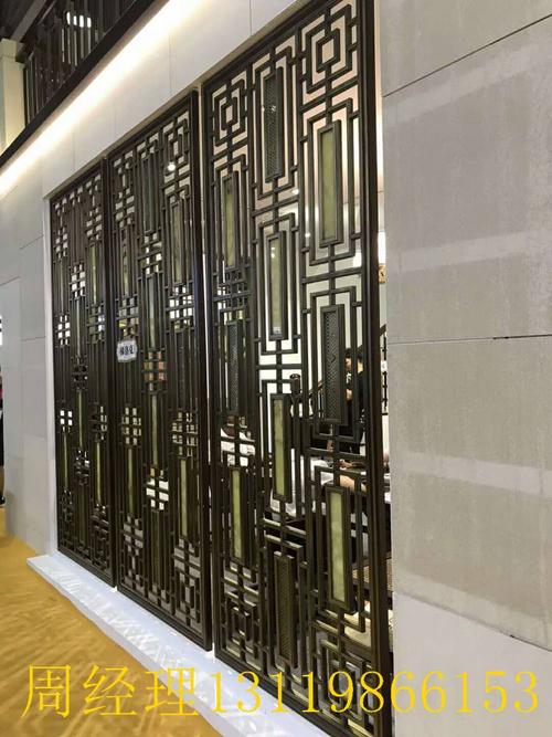 上海一款家居装饰铜雕刻屏风 定做铜屏风