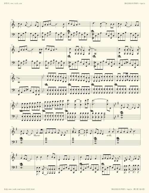 钢琴谱 - 钢之炼金术师op1--again