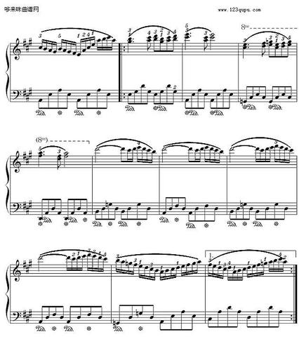 西班牙舞曲-小光版-肖斯塔科维奇钢琴谱