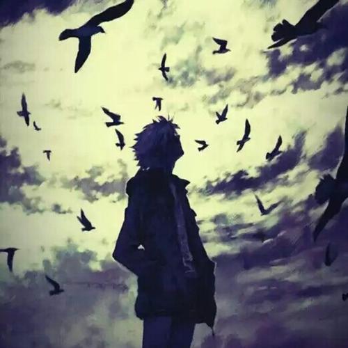 霸气男生头像超拽背影