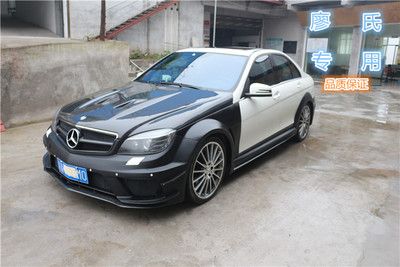 奔驰c级 w204 c180 c200 c260 c300 改装c63 amg 宽体大包围 机盖