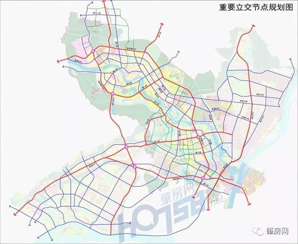 四会,交通大发展!规划:1条环城快速,2条过江隧道,5大