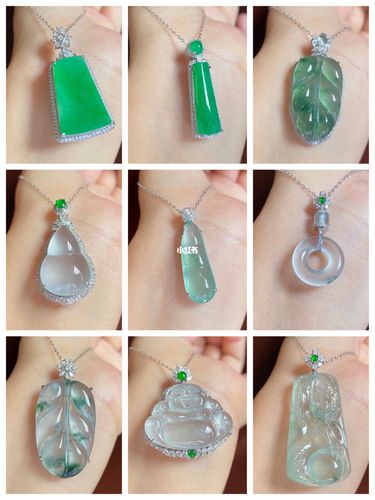 九款比较接地气的气质精品镶嵌翡翠吊坠96_翡翠_吊坠_时尚_上海自由