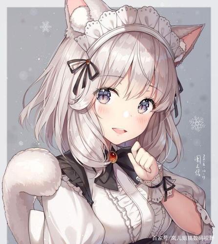 猫耳娘高清的动画壁纸图片萌萌将向您展示萌化的小可爱