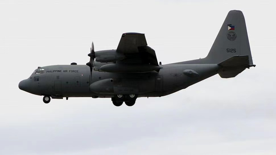 菲律宾军方c-130运输机