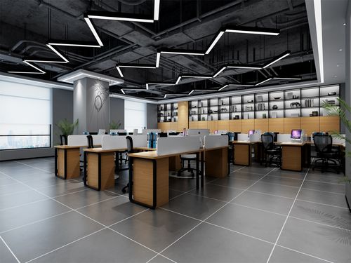工业风办公室_效果图区_室内设计联盟 - powered by