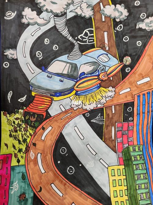 创意美术作品/科幻画_创意美术_人文_绘画