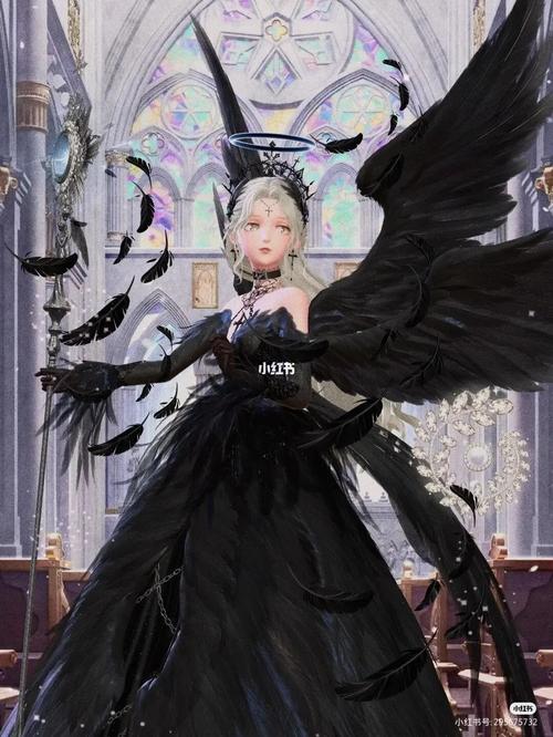 暖暖闺蜜白天使黑天使头像壁纸_壁纸_头像_奇迹暖暖_奇迹暖暖头像壁纸