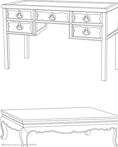 古代明式桌子图片