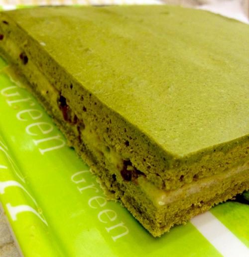 抹茶红豆慕丝蛋糕