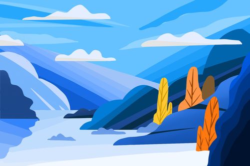 高纯度肌理插画