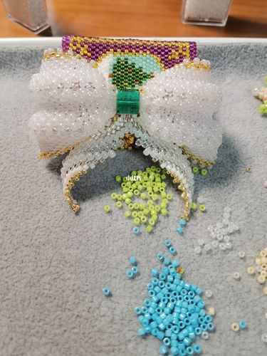 串珠|蝴蝶结_串珠_蝴蝶结_兴趣爱好_手工