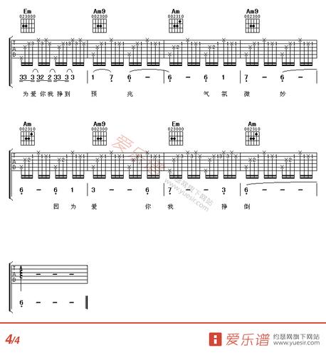 周杰伦《迷迭香》 吉他谱