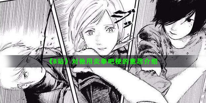 《b站》对他用炎拳吧梗的意思介绍