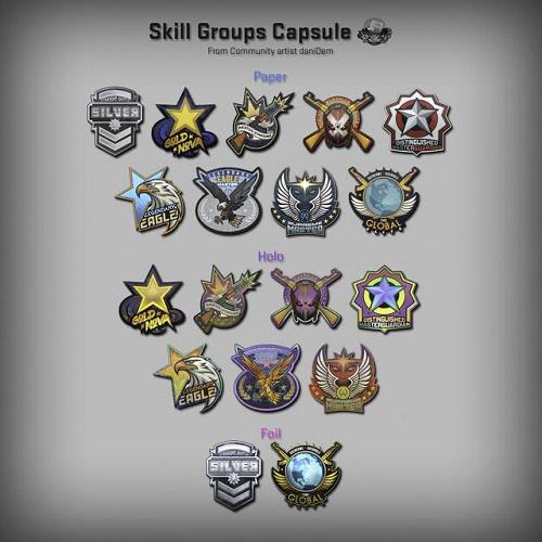 从白银到大地球csgo新段位印花彩蛋赏析