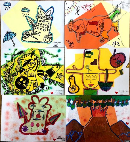 2019-2020学年度(上学期)六年级美术课堂作业展