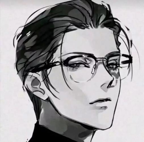 文艺复古风的动漫男生头像小众男头