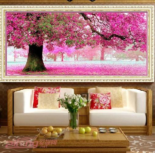 客厅5d钻石十字绣图案大全