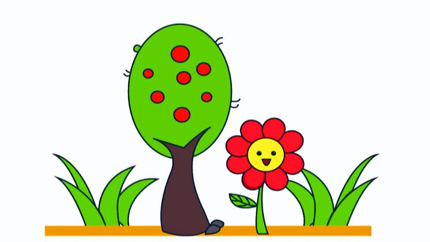 花草树木的简笔画