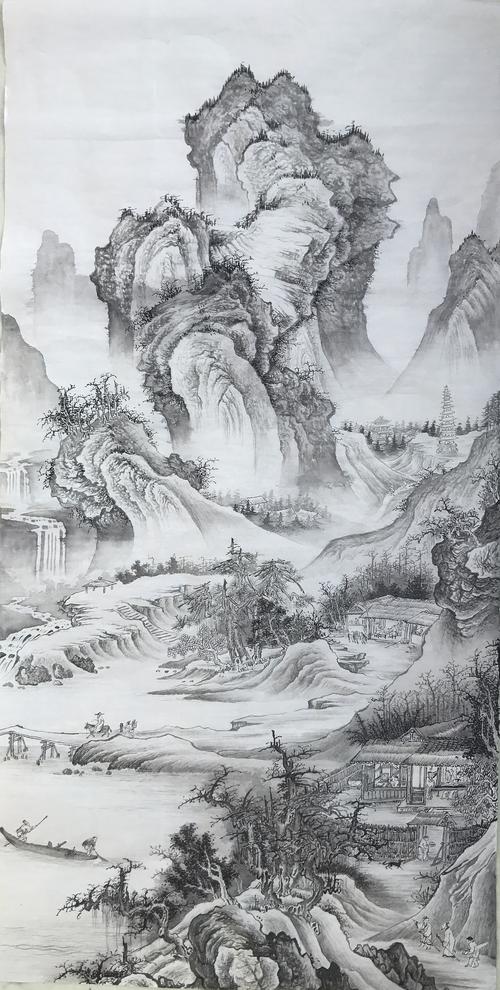 山庄高逸图