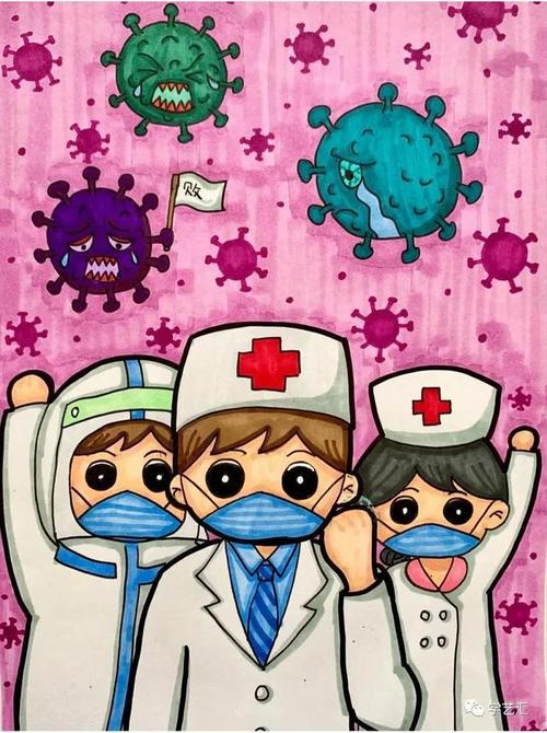 最新59张战胜新冠病毒抗疫情手抄报主题画赶紧为孩子收藏