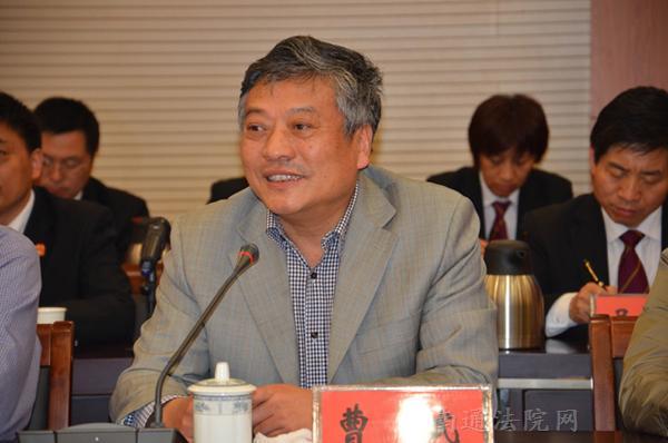 市委常委,政法委书记曹斌参会