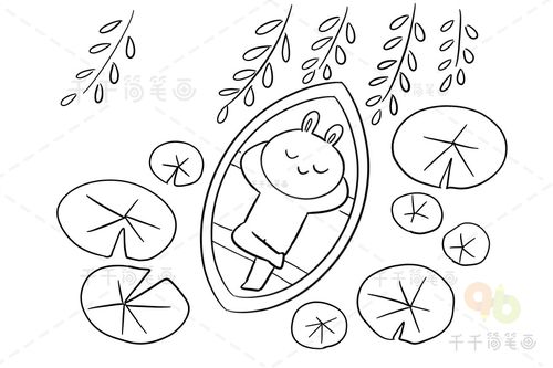 怎么画二十四节气处暑简笔画