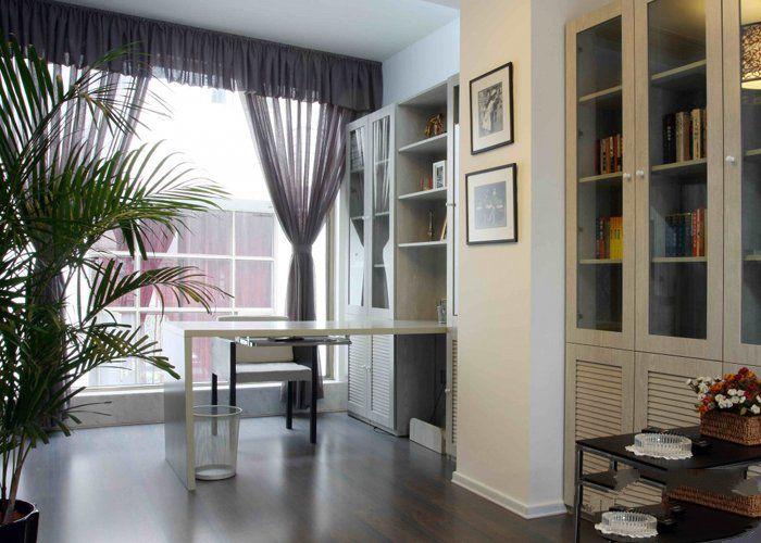 书房窗帘装修设计 风格各异的书房窗帘设计效果图