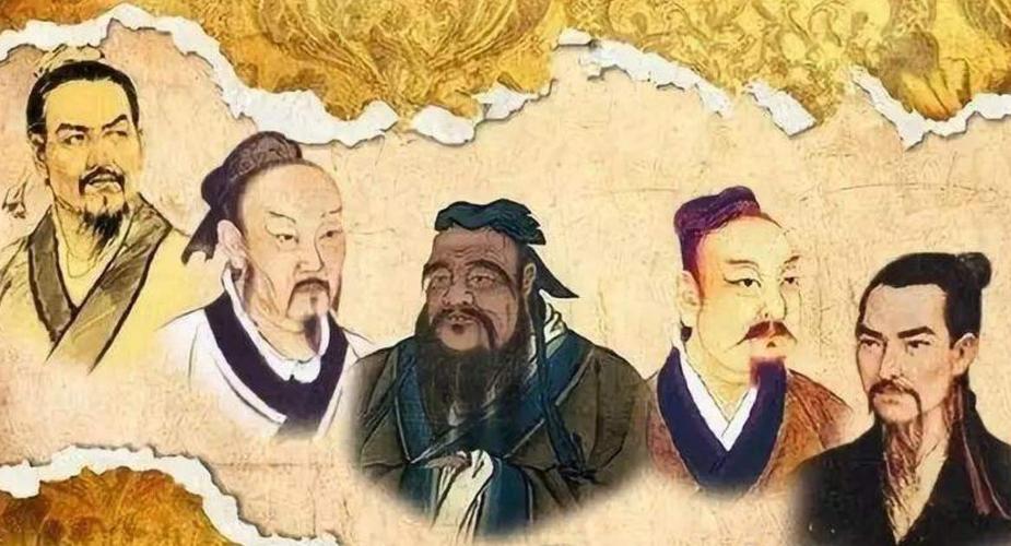 中国的 先秦诸子 像