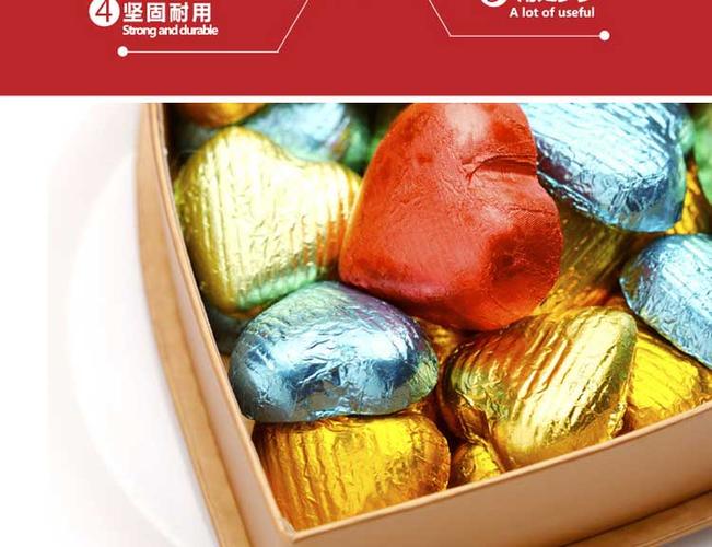 喜之焙 手工巧克力彩色包装锡纸 铝箔纸 锡箔纸 10*10cm 多款