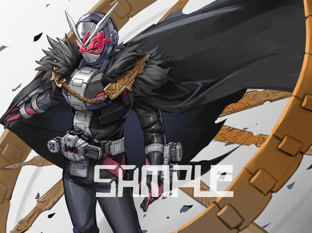 假面骑士同人图:时王驾驭逢魔之力,魔皇化身魔龙降临压迫感十足