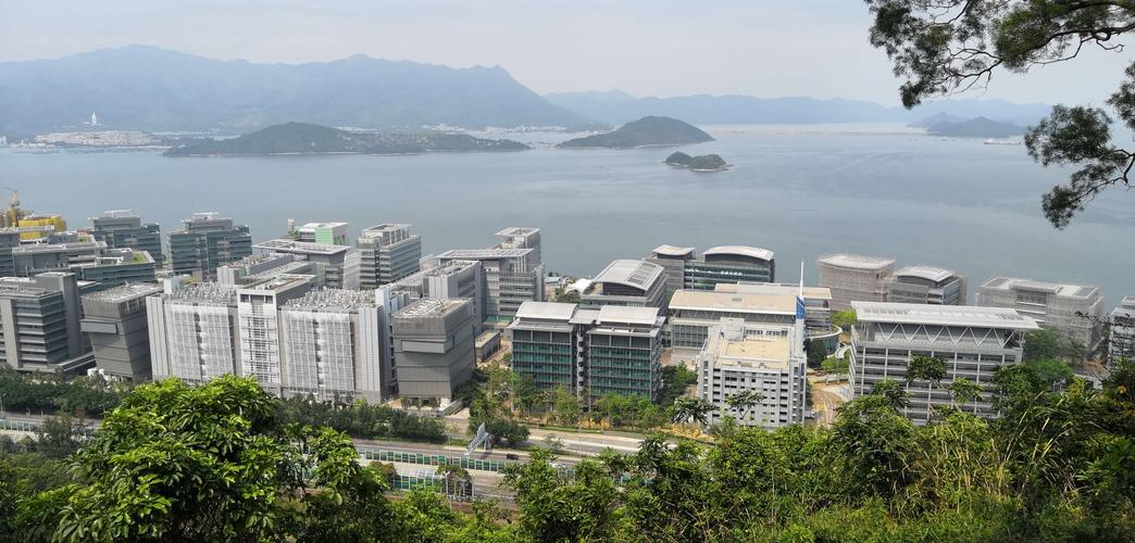 香港中文大学鸟瞰香港科学城