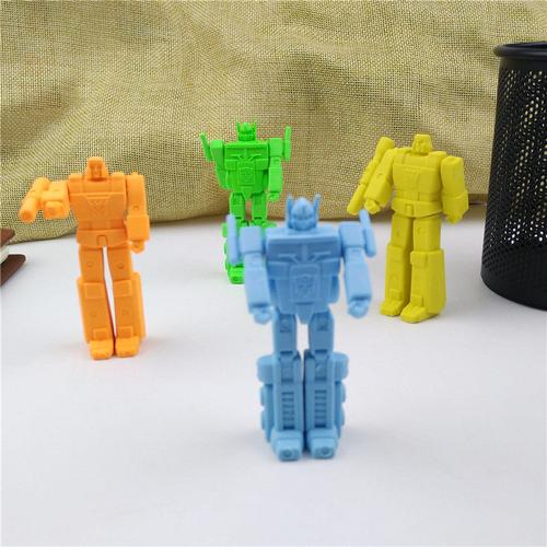 机器人橡皮变形金刚韩国创意橡皮擦擎天柱天虎