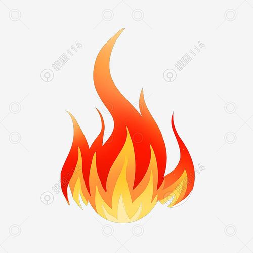 卡通手绘火苗火焰