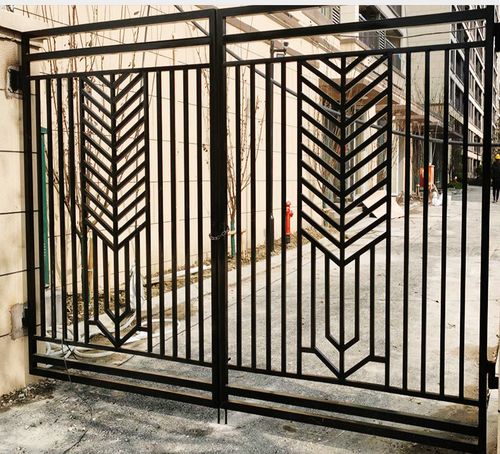 定制大门铁艺 别墅大门农村入户门 庭院大门铝合金铝艺大门双开