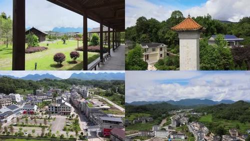 长征出发地桑植刘家坪航拍素材