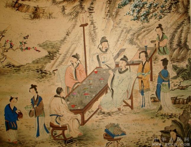 张大千【西园雅集图】