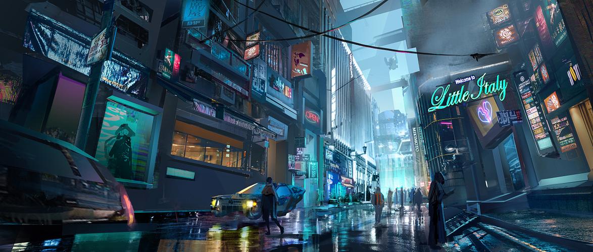 夜晚街道
