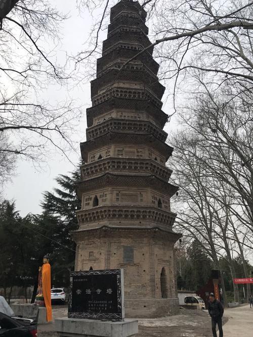 崇岳寺塔简笔画