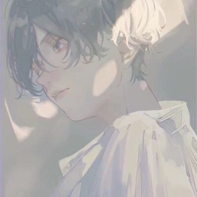 动漫头像男哭泣