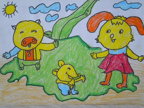 海底世界简笔画a3纸