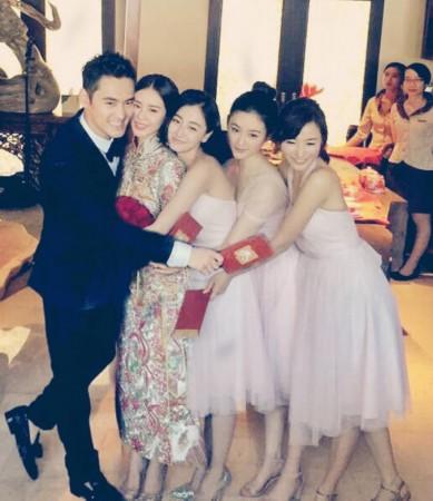 图集:吴奇隆刘诗诗巴厘岛大婚:温馨浪漫