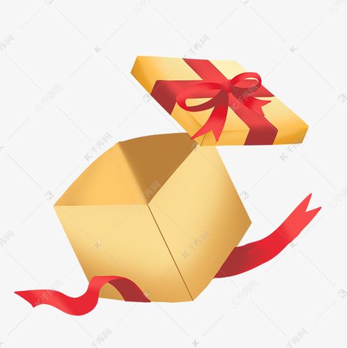 圣诞节打开礼物盒子