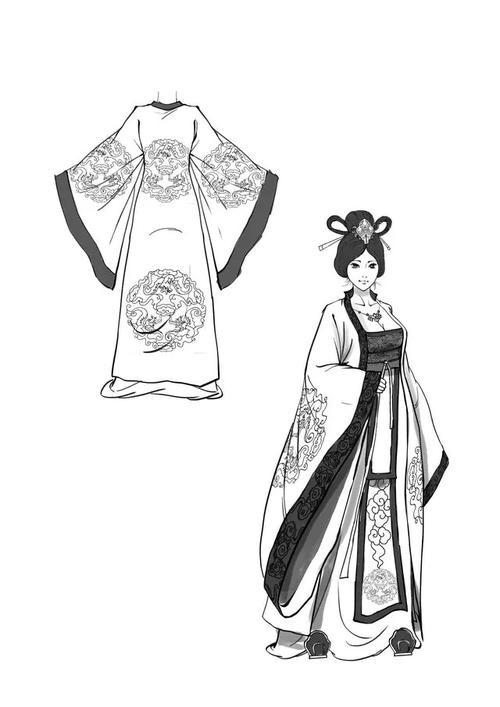 介绍唐朝服饰手抄报 介绍自己的手抄报