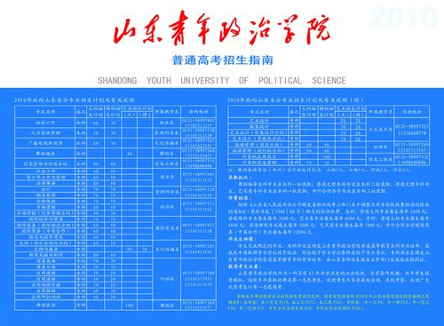 山东青年政治学院2010年普通高考招生指南